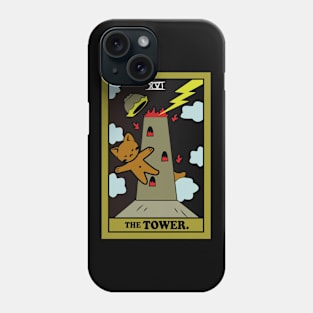 TAROT CARDS | THE TOWER. | CAT Phone Case