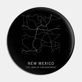 New Mexico State Road Map Pin