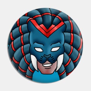 SUPER HERO LEOMAN (HEAD) Pin