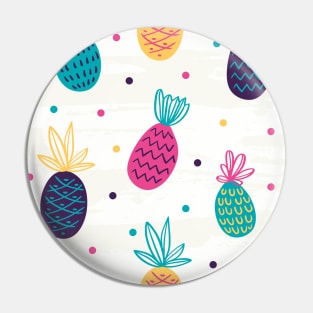 colorful ananas pattern Pin