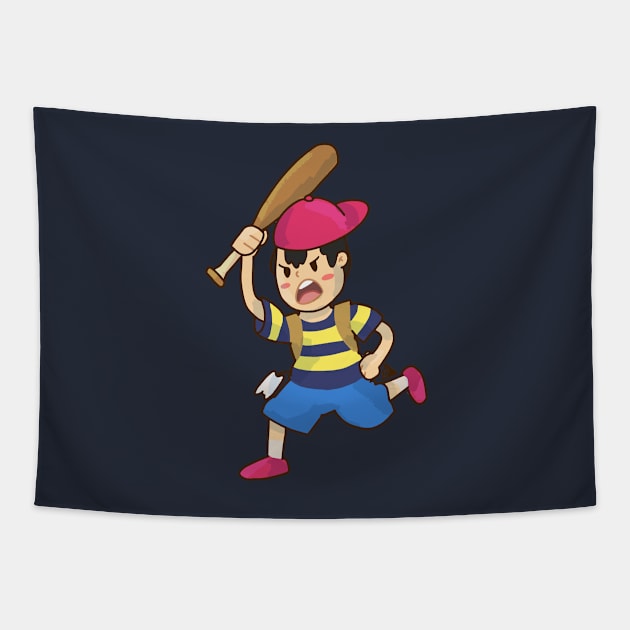 Ness Levels UP! - Earthbound Tapestry by FernandoJAM