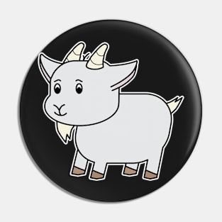 GOAT STICKERS THAT ARE SUPERCUTE Pin