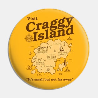 Visit Craggy Island Map - It's Small but not Far Away Pin