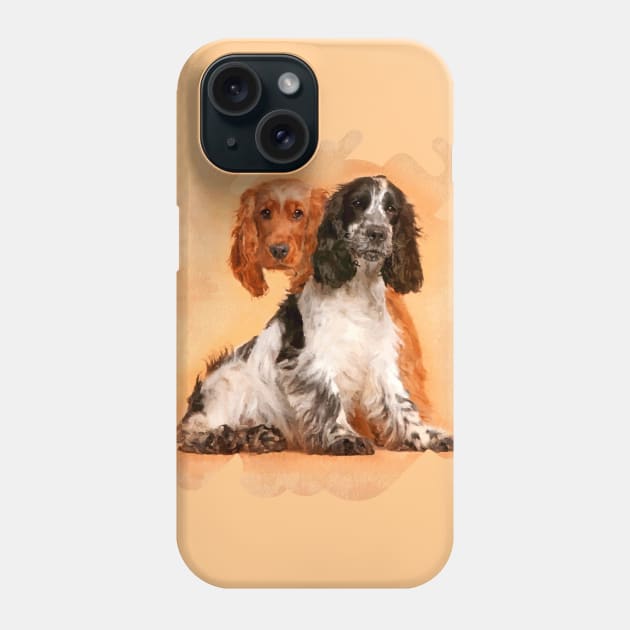 English Cocker Spaniel Phone Case by Nartissima