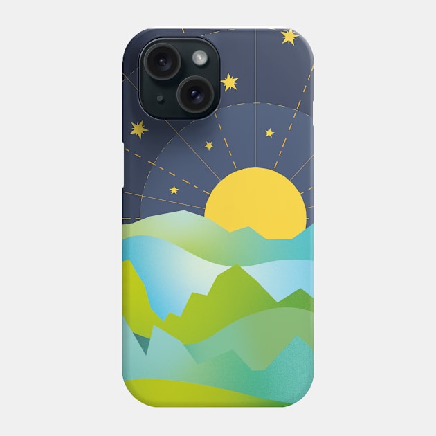 The Sun and the Stars Phone Case by pastryho