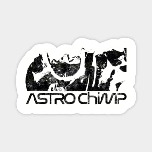 Astro Chimp Worm Logo Magnet