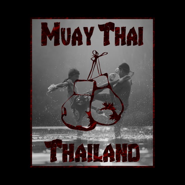 Muay Thai Fighter Thailand boxing gloves by Jakavonis