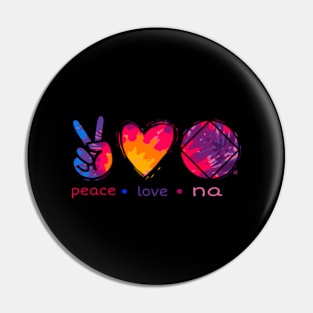 Narcotics Anonymous Peace Love Na Pin