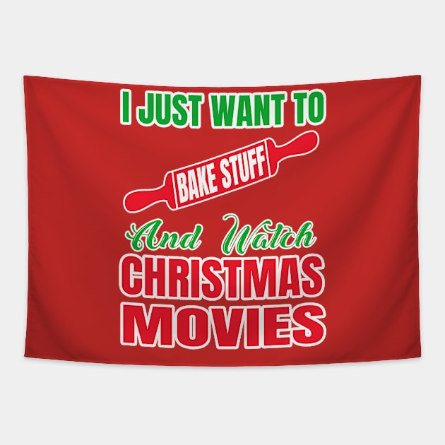 i just want to bake stuff and watch christmas movies Tapestry by moudzy