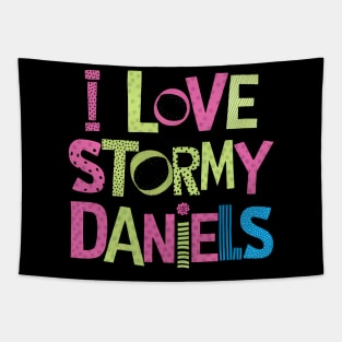 I Love Stormy Daniels Tapestry