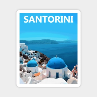 Santorini Magnet