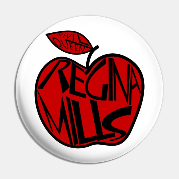 Regina Mills apple Pin by cristinaandmer