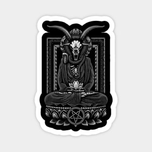 Baphomet Buddha Magnet