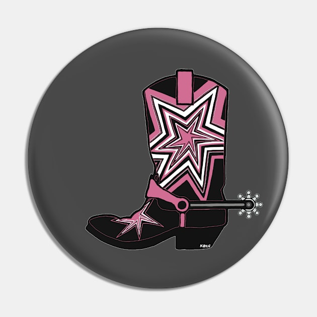 Star Boot Pin by KBILU_Art