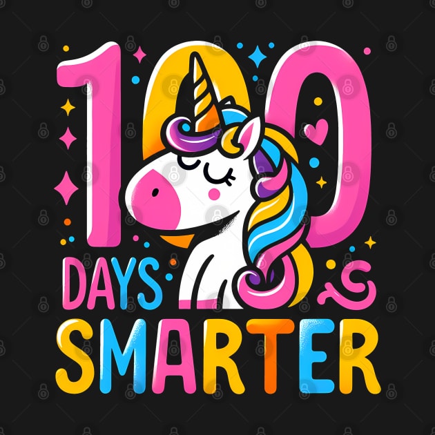 100 days smarter, proud whimsical unicorn, unicorn by ANSAN