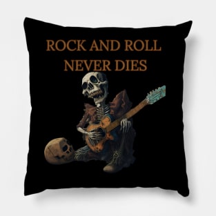 Rock and Roll Never Dies Pillow