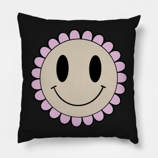 Flower Smiley Pillow
