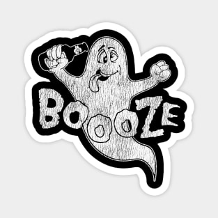 Booze Ghost Vintage Magnet