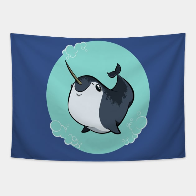 Mr. Narwhal Tapestry by westinchurch