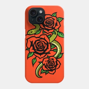 Serpent and Rose Phone Case