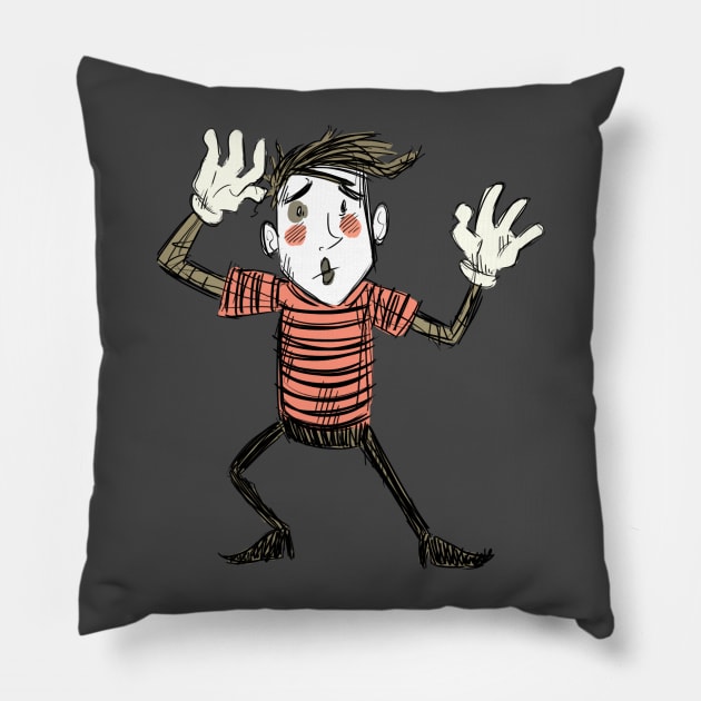 Don't Starve Wes Pillow by utzsar