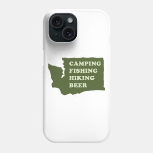 Camping Fishing Hiking Beer Phone Case