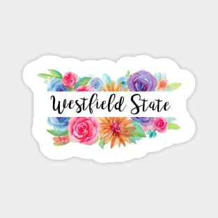 Handpainted Flowers Westfield State Magnet