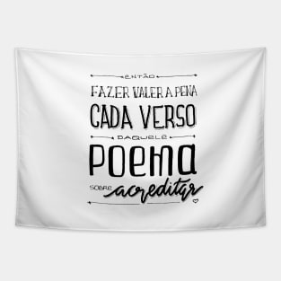 Poema sobre acreditar Tapestry