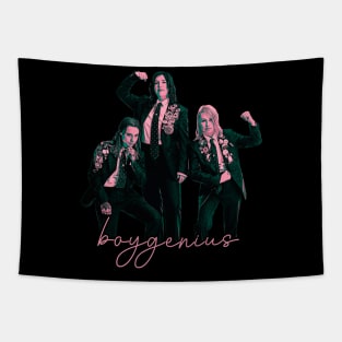 boygenius | Pink Comic Style Tapestry