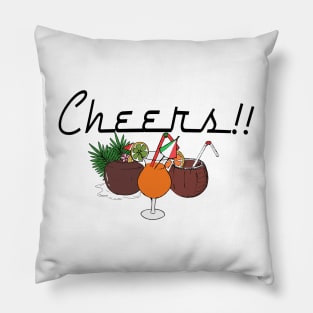 Cheers to us!!! Pillow