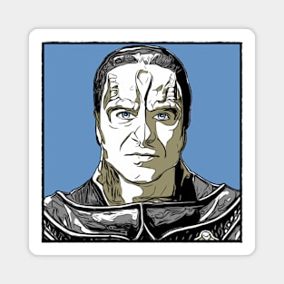 Legate in Blue and Green Comic Magnet