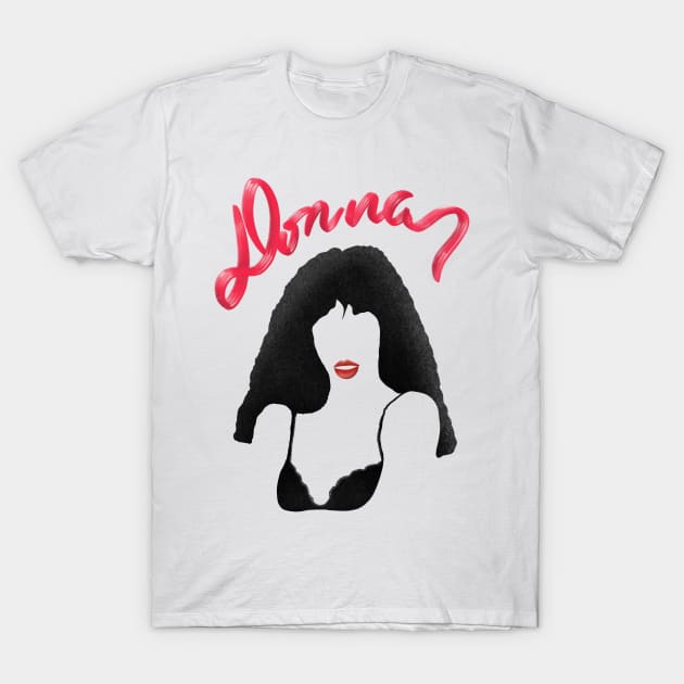 Donna Summer Men T-shirt Black Short Sleeve All Sizes S to 3XL