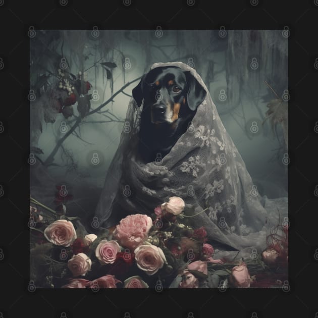 Dark Bride Rottie by Enchanted Reverie