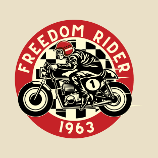 Vintage Motorcycle Club Freedom Rider 1963 T-Shirt