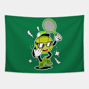 PLAY TENNIS MASCOT Tapestry