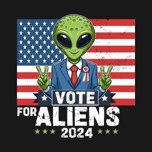 Vote For Aliens T-Shirt