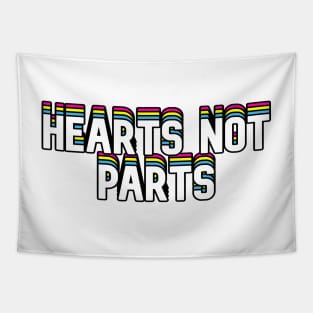 Hearts Not Parts Tapestry