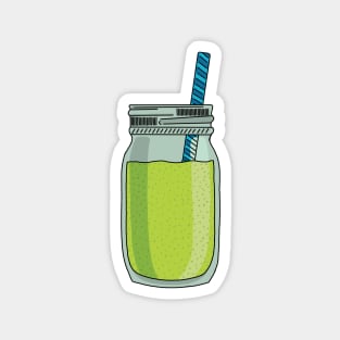 Green smoothie sticker Magnet