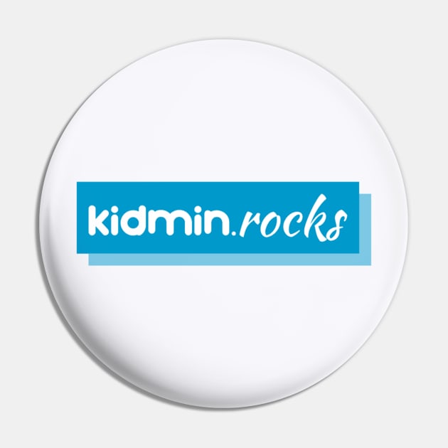 Kidmin Rocks Logo Pin by KidminRocks