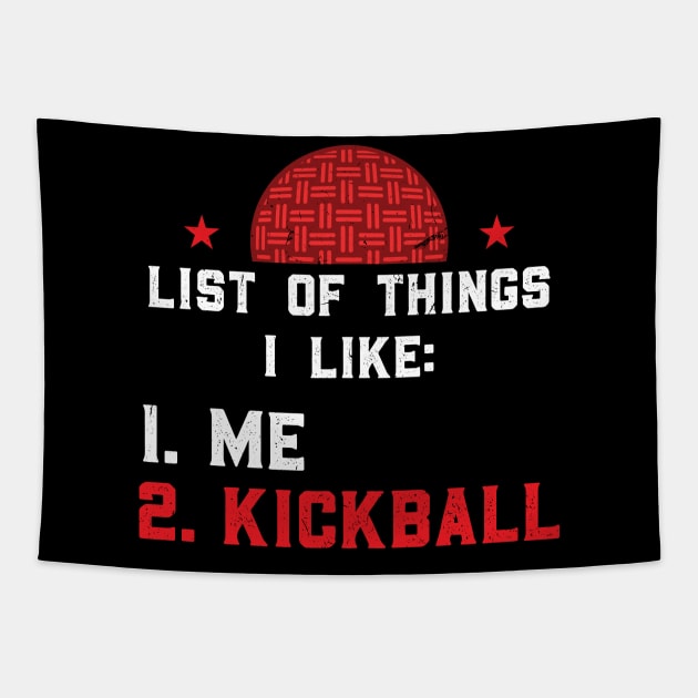 I like Me and Kickball Kickballer Tapestry by Peco-Designs