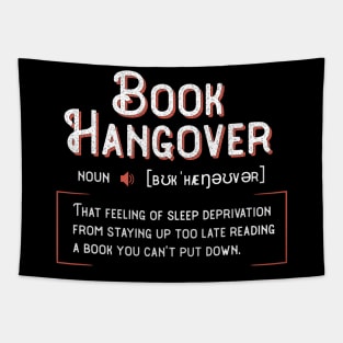 Book Hangover Book Lovers Gifts Bookworm Tapestry