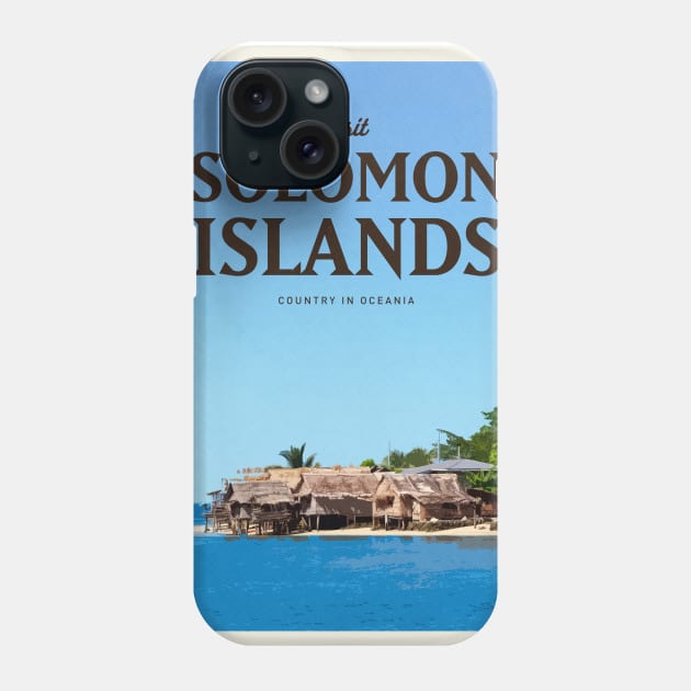 Visit Solomon Islands Phone Case by Mercury Club