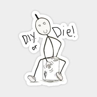 D.I.Y. Or Die (Folk Punk Cajon) Magnet