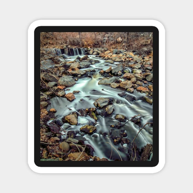 Long Exposure of a Stream in the Fall Magnet by jecphotography