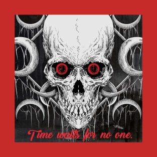 Time waits for no one Nr.2 red T-Shirt