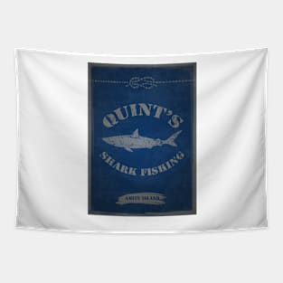 Quints Shark Fishing Tapestry