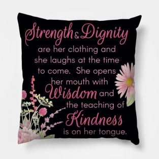 Proverbs 31 Woman Pillow