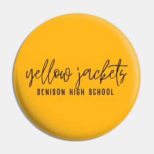 Denison High School Yellow Jackets Pin