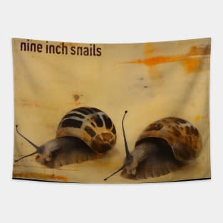 Nine Inch Snails Tapestry