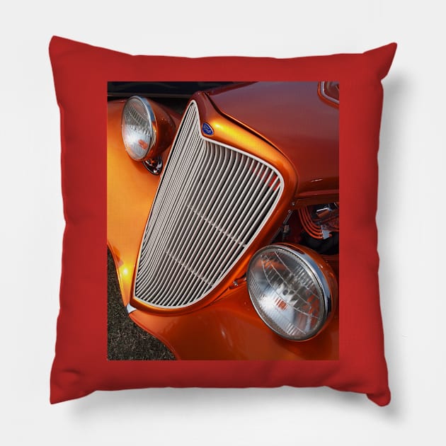 golden ford custom Pillow by andalaimaging